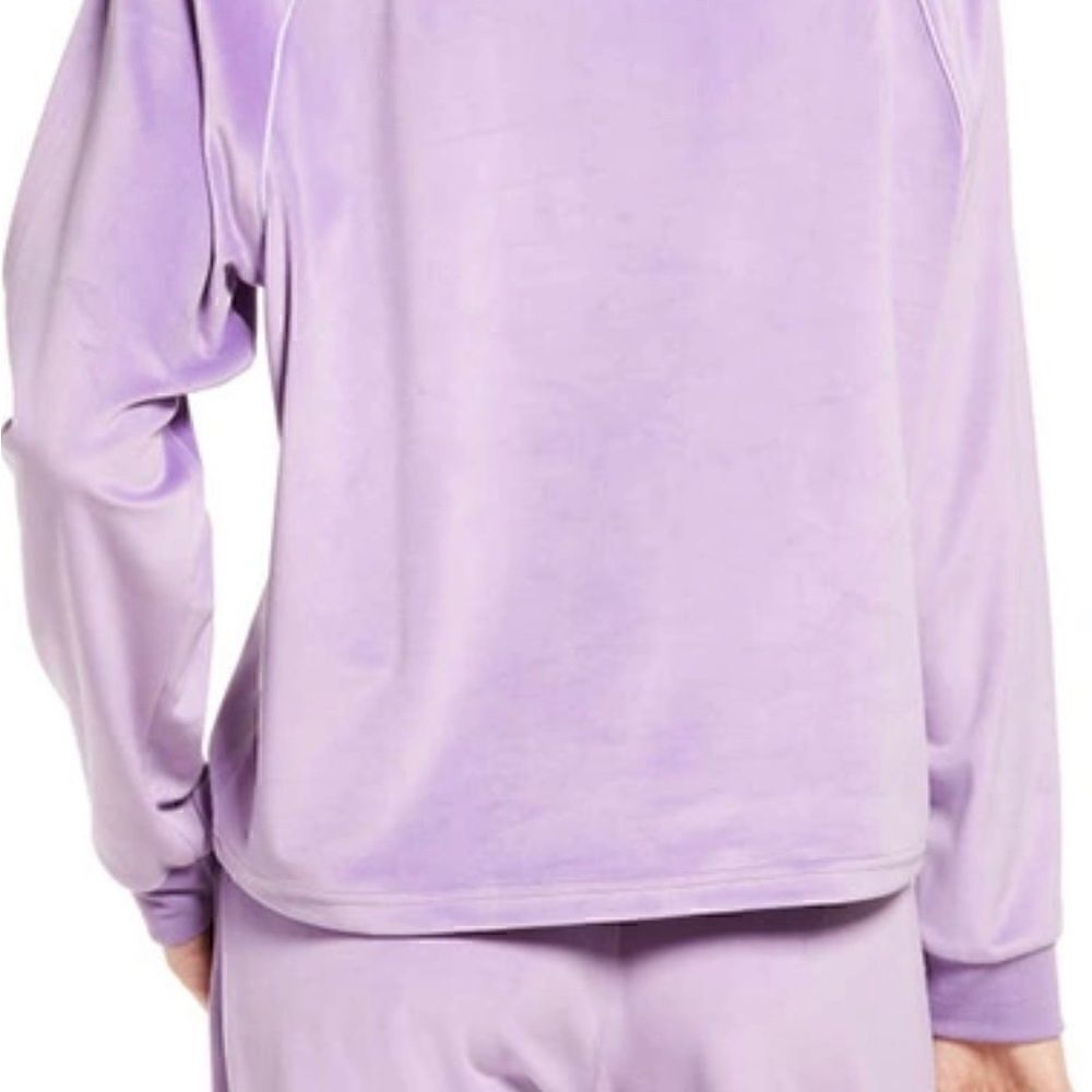BP. Be Proud Gender Inclusive Pride Velour Sweatshirt Small Purple Hyacinth Love - Picture 5 of 6